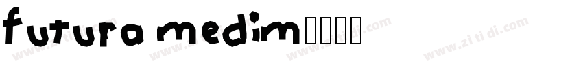 futura medim字体转换